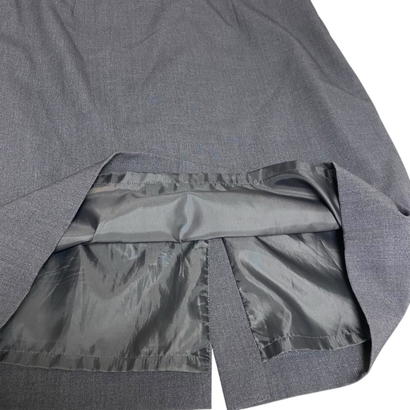 Calvin Klein Ladies Skirt Suit Size 14 Dark Gray Career Interview Office - Picture 10 of 16
